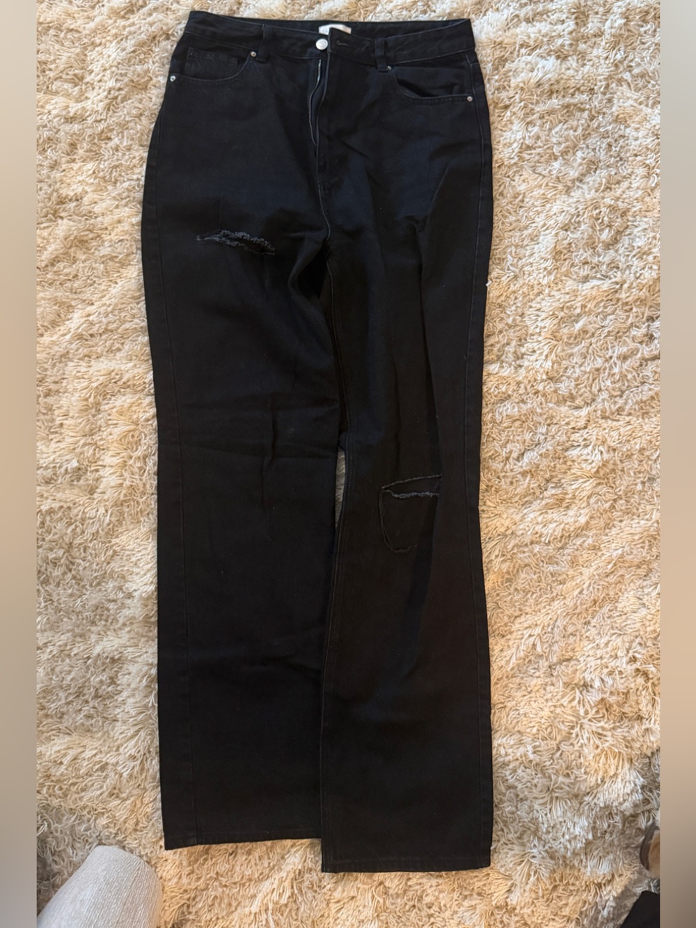 PacSun Black 90’s Boyfriend Ripped Straight Jeans
